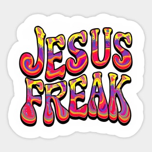 Jesus Freak - 60's Retro Design Sticker